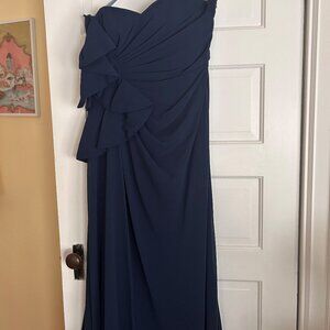Badgley Mischka Navy Formal dress, size 12